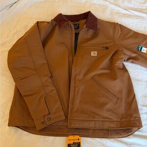 Carhartt Men's Duck Blanket Brown Jacket NWT